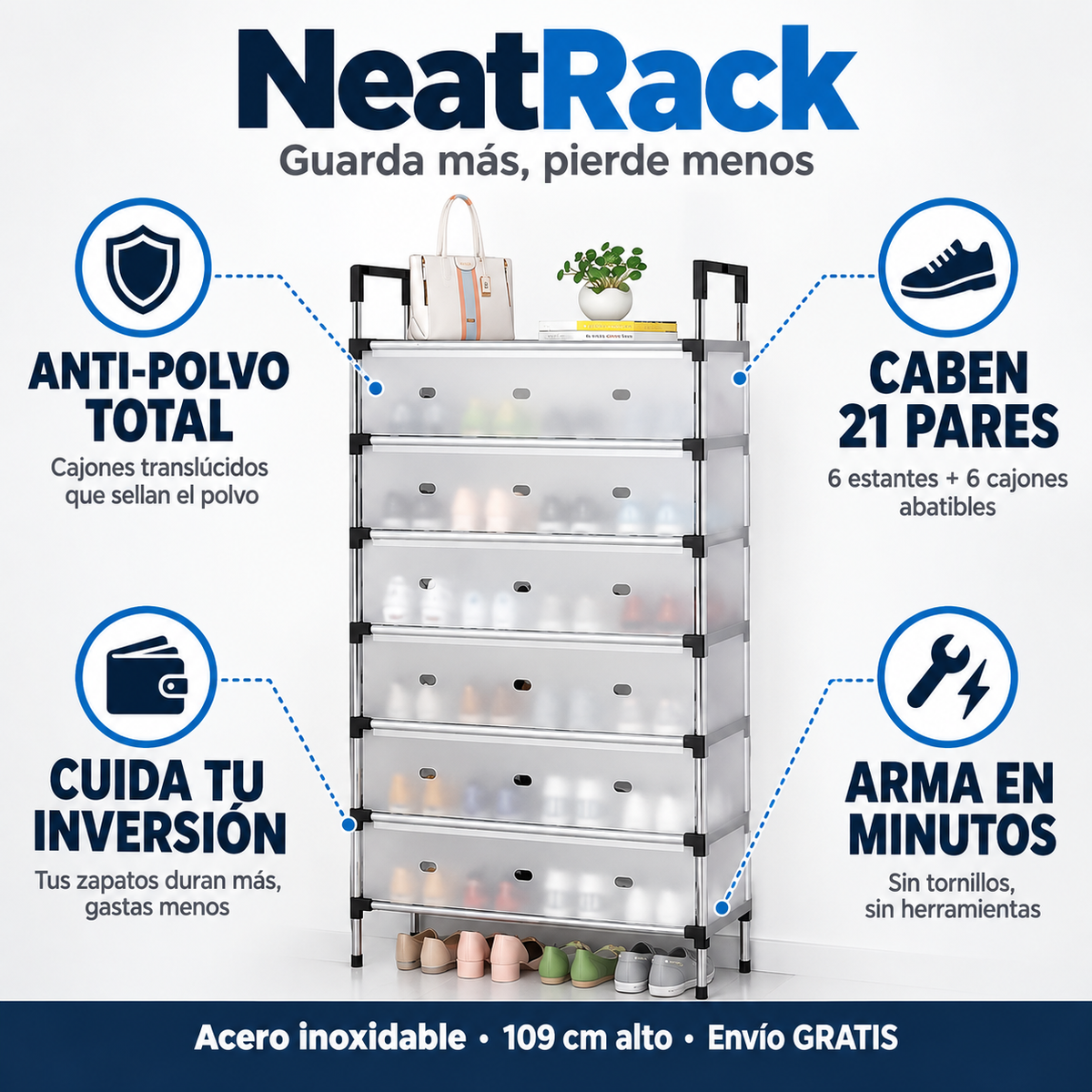 NeatRack – Guarda más, pierde menos